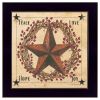 "Peace, Love, Hope, Joy" by Linda Spivey, Ready to Hang Framed Print, Black Frame