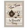 "Tea Time" by Millwork Engineering, Ready to Hang Framed Print, Sand Frame