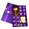 1 Soap Flower Gift Teddy Bear Flower Petal Valentine